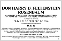 Harry D. Feltenstein Rosenbaum
